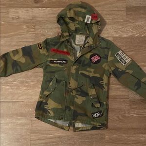 ZARA KIDS CAMOUFLAGE JACKET